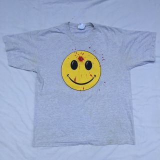 Vintage Grunge Suicide Have A Day Smiley Face Bullet Nirvana T - Shirt 90s Xl