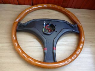 Rare wooden Honda Acess Civic crx MOMO steering wheel size 35cm 11