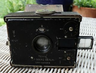 Rare Vintage C.  P.  Goerz Dogmar Berlin Germany Baby Tenax Plate Folding Camera