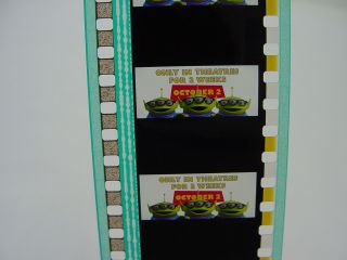 Vintage 35mm Movie Film Trailer Toy Story 1 & 2 Walt Disney Flat/Multi Teaser 1 6