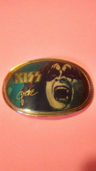 [vintage Original] 1977 Pacifica Kiss Belt Buckle Gene Simmons
