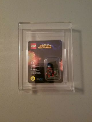 Sdcc Lego 2016 Dc Legends Of Tomorrow Atom Mini Figure Rare W/ Display Case