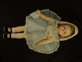 Vintage Madame Alexander Kelly Doll,  15 Inches,  Tagged,  All,  EC 2