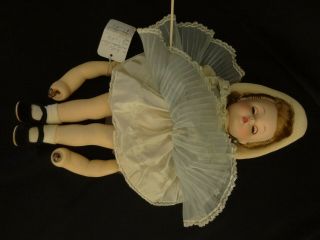 Vintage Madame Alexander Kelly Doll,  15 Inches,  Tagged,  All,  EC 6