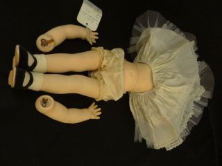 Vintage Madame Alexander Kelly Doll,  15 Inches,  Tagged,  All,  EC 7