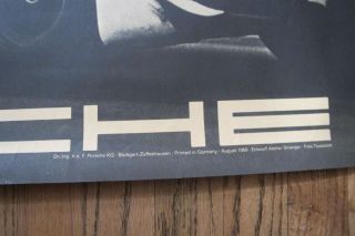 Porsche Racing Poster: 1969 1 - 2 - 3 - FOR PORSCHE ATWATKINS GLEN,  RARE,  33 