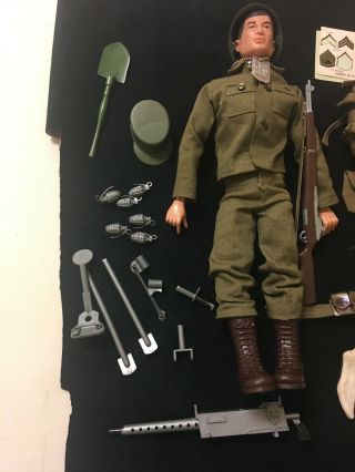 Vintage 1964 Hasbro 12” Gi Joe Action Soldier Figure With Accessories 3