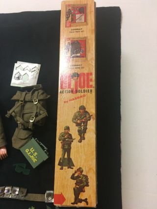Vintage 1964 Hasbro 12” Gi Joe Action Soldier Figure With Accessories 5