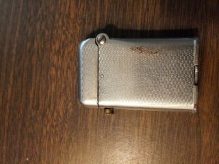 Vintage Thorens double claw pocket lighter - basket weave for restoration 2