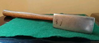 Vintage Flatter Hammer Blacksmith anvil tool (2 lbs.  12 oz.  W/handle) 4