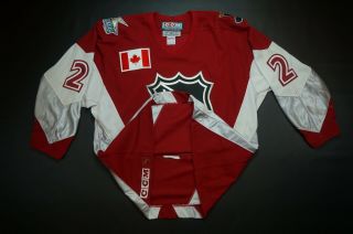 Rare VTG CCM Al MacInnis 1999 All Star Game Authentic Fight Strap Jersey 90s 48 3