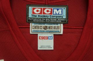 Rare VTG CCM Al MacInnis 1999 All Star Game Authentic Fight Strap Jersey 90s 48 6