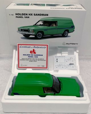 Biante Autoart 1:18 Holden Hx Sandman Panel Van Julep With Surfboards Rare