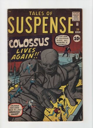 Tales Of Suspense 20 Fn - 5.  5 Vintage Marvel Atlas Comic Pre - Hero Horror 10c