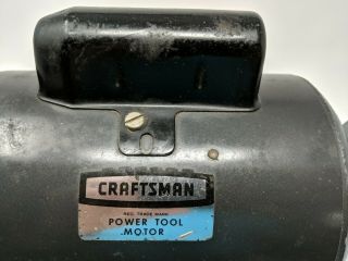 Craftsman 113.  12200 1HP 115v 3450RPM Electric Motor,  Box - - Vintage 8