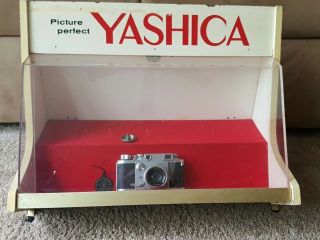 YASHICA camera store Counter Top Display Point Of vintage retail polaroid 2
