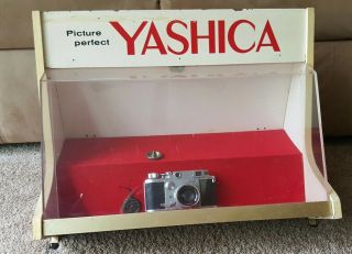 YASHICA camera store Counter Top Display Point Of vintage retail polaroid 4