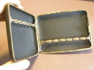 Vintage Post WW2 Japanese Japan Mixed Metal Cigarette Case Holder Wallet - TIGER 4