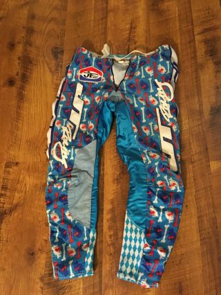 Vintage Motocross Jt Racing Pants - Ron Lechien - Evo Twinshock Retro Size 34