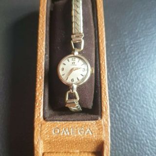 Omega : - Vintage 9ct Gold Ladies Cocktail Watch Great Time Keeper Origional Box