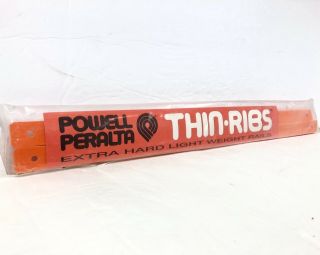 Vintage 1990 Nos Powell Peralta Orange Thin Ribs Rib Bones Rails Rare