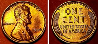 1936 P Lincoln Wheat Cent Proof Rare Key Date 1st Year For Proof 5,  569 Minted