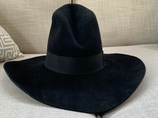 Vintage Stetson 4x Beaver Cowboy Hat 7 1/4 - Black