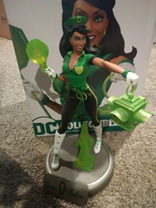 Dc Comics Bombshells Green Lantern Jessica Cruz Statue Limited Edition.  Rare.