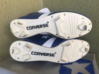 Vintage Converse Pennant Race Synthetic MLB Baseball Cleats Sz.  11 Collectible 7