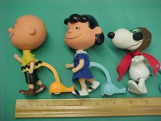 Vintage 1968 Mattel Liddle Kiddles Skediddle Peanuts Gang Lucy Snoopy Toy Dolls