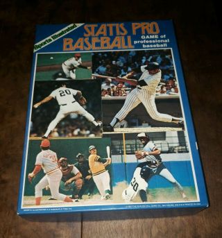 Vintage Avalon Hill Statis Pro Baseball Simulation Board Game 1983 Season Cards