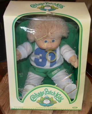 Vintage Cabbage Patch Kids Boy Doll Tshirt 31 With Adoption Insert