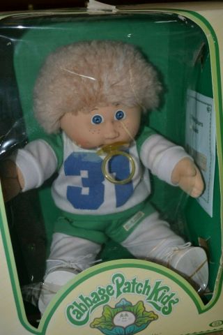 Vintage Cabbage Patch Kids Boy Doll Tshirt 31 with Adoption insert 2
