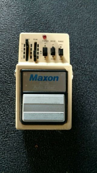 Maxon Af - 9 Auto Filter Wah/envelope Effects Pedal Vintage