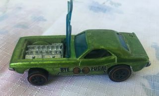 Vintage 1970 Hot Wheels Redline " Bye - Focal " Green