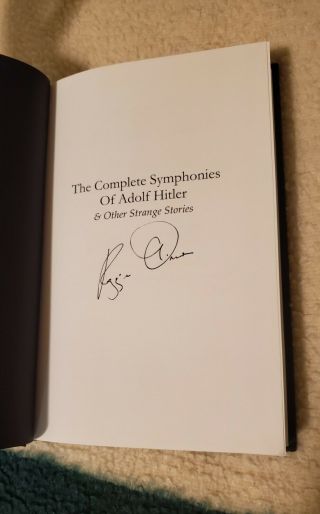 The Complete Symphonies Of Adolf Hitler by Reggie Oliver Signed Rare HTF OOP 4