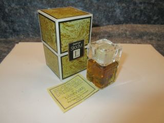 Vintage Sikkim Lancome Parfum Pure Perfume 1/2 Fl.  Oz.  15 Ml.  Ref.  7111 Box