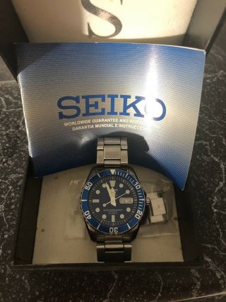 Seiko 5 Sports Sea Urchin Watch Ultra Rare Colour Highly Sought After SNZF13 3