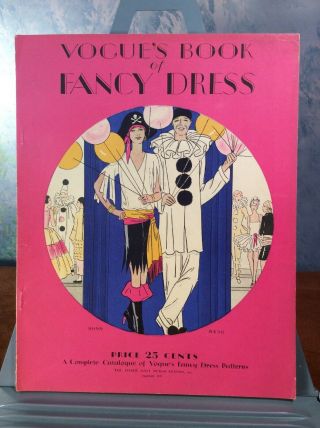 Vintage 1930 Vogue Fancy Dress (costume) Pattern Book Really Cool Halloween