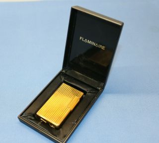 Vintage " Flaminaire F10 " Gas Lighter - Fully - - Made In France