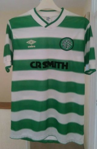 Celtic Football Shirt Vintage Classic 1985 - 87 Medium