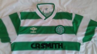 Celtic Football Shirt Vintage Classic 1985 - 87 Medium 3