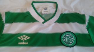 Celtic Football Shirt Vintage Classic 1985 - 87 Medium 5