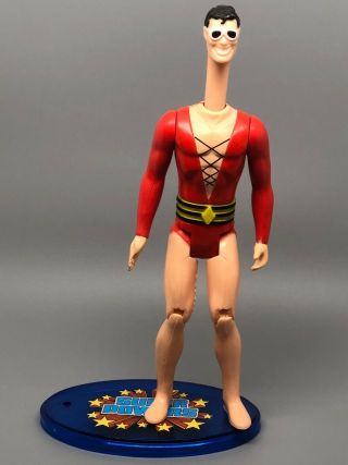 Vintage Dc Powers Plastic Man Action Figure Kenner 1986 Plus Figure Stand