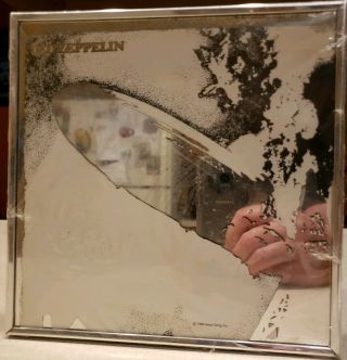 Rare - Led Zeppelin Carnival Mirror - Barry Imhoff ‐ 8.  5 X 8.  5