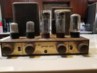 Vintage Amplifier 1959 George Gott Bigg California Boc G 50 Del34 Mono Amp.