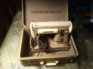Vintage 1956 Singer 301a Slant Needle Sewing Machine Woeking Very Great Conditin