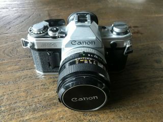 Vintage Canon Ae - 1 35mm Slr Film Camera Kit With Fd 50 Mm Lens (made In Japan)