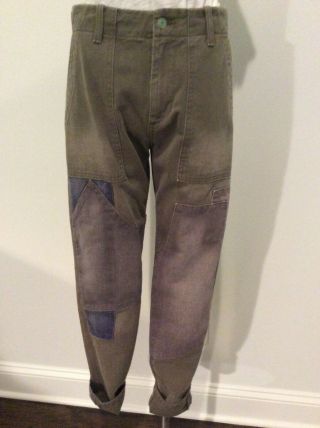 Sandrine Rose Vintage Inspired Handmade Cargo Pants Size 26/28