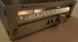 Vintage Analog Tuner Am Fm Stereo Teac Model Tx - 300 Vtg Audio Japan Vgc